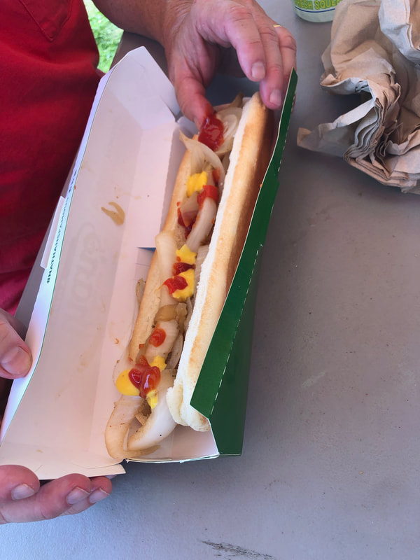 Footlong hot dog